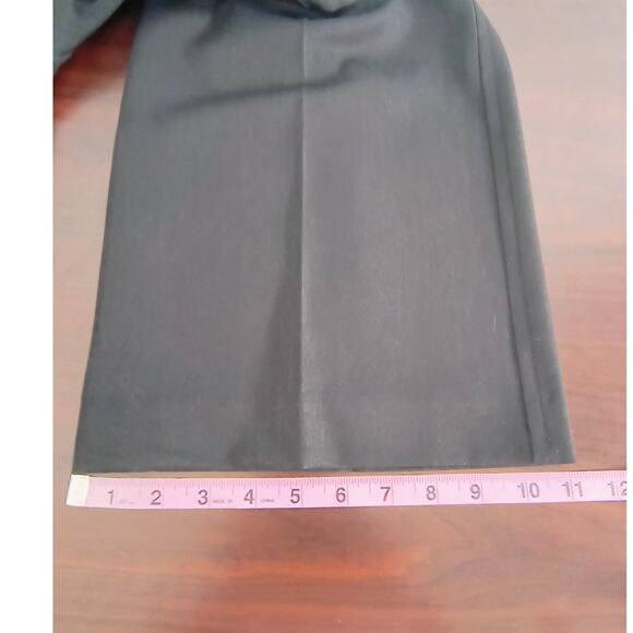 New Direction Dress Slacks Women's Sz 12 Onyx Straight Leg Mid Rise Career Work - Picture 14 of 16
